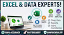 do expert data entry, data cleaning, and excel data analysis
