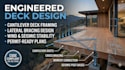 cantilever deck framing lateral bracing design seismic deck bracing