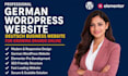 build german wordpress website german website deutsch wordpress website