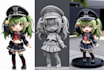 convert 2d to 3d model, sculpt 3d figurine from image to stl 3d printing