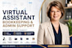 be your virtual assistant for bookkeeping and administrative support tasks