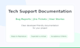 provide tech support, bug reports, and jira ticket documentation