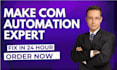 make com automation API integration integromat zapier automation fix make com