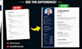 create  ats friendly professional resume CV and cover letter