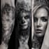 draw a attractive tattoo sleeve art