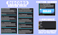 do discord server setup with bots roles and security