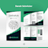 design moderno de brochuras, flyers e folders