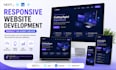develop a modern responsive next js website