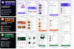 design a modern mobile app UI UX for android and ios