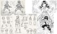 make professional anime character sketches and designs