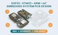 design esp32, stm32, arm, and iot embedded system pcbs