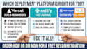 fix and deploy your website on netlify vercel and cloud hosting