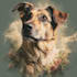 draw memorial pet portrait from photo