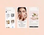 design modern mobile app UI UX and clean app interface