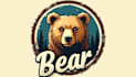 do unique bear head vintage logo design for your branding