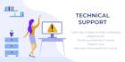 help solve technical and computer related problems professionally