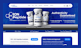 design peptide website woocommerce peptide website