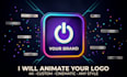create a cinematic logo animation video