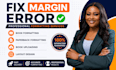 fix margin and layout errors in your thesis or document