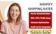 setup shopify shipping rate easyship shipstation intuitive shipping parcelify