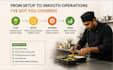help setup your cloud kitchen menu and operations