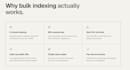 do bulk url indexing and backlink indexing in google within 5 minutes