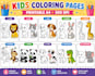 kids coloring pages for KDP with custom characters