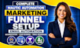 setup a complete mautic marketing automation funnel with segmentation, scoring