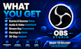 set up obs studio for professional live streaming or recording