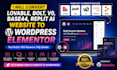 convert lovable, bolt, v0, base44, wix, replit ai website to wordpress elementor