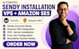 install sendy self hosted email newsletter on vps with amazon ses integration