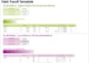 create debt payoff excel spreadsheet etsy template and tracker CSV