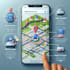 develop a gps tracking app, geolocation app, navigation, location tracking apps