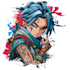 make anime tattoo design