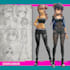 design professional anime character sheet and model sheet