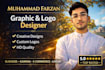do graphic designing and logo designing