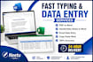 do fast typing , PDF to word,data entry and copy paste