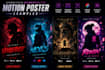 create animated cinematic motion posters