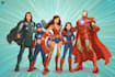 custom family superhero character