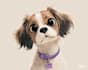 create disney pet portrait illustration