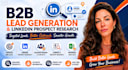 do b2b lead generation and linkedin prospect research