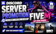 fivem server promotion, minecraft server, rust dayz, discord server promotion