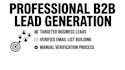 b2b lead generation, business leads, email list building