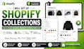 set up shopify collections, size and color variants, product filters swatches