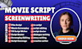 write feature film screenplay movie script children film horror script stageplay