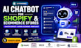 create ai chatbot for shopify wordpress and wix using openai chatgpt API