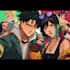 create anime action scene with cinematic effects