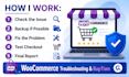 fix woocommerce checkout, payment, shipping or product issues