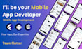 build complete android ios flutter mobile app just like these