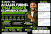 setup shopify wix store ai sales funnel boost ecommerce sales facebook marketing